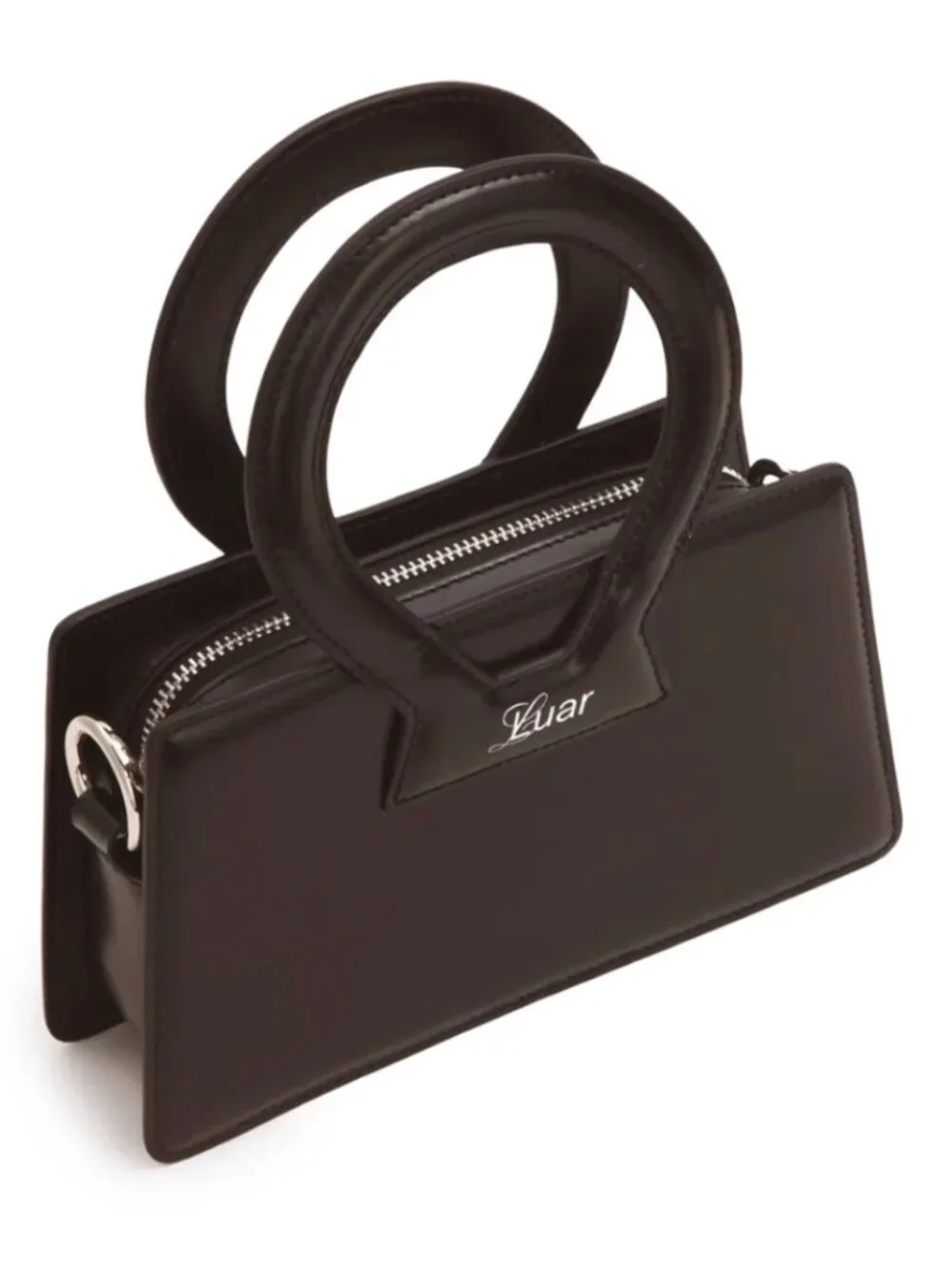 LUAR Small Ana in Smooth Brown Leather
